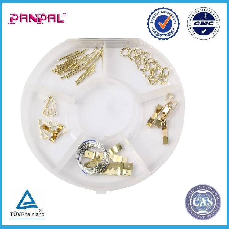 High-quality Round Five-piece Set, Including Screws, Nails, Photo Hooks of Various Specifications, and Expansion Bolts factory
