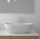 Oval Stone Sink Stone Wash Sink SM-8329 European Style Oval Stone Sink Wash Basins With Low Price