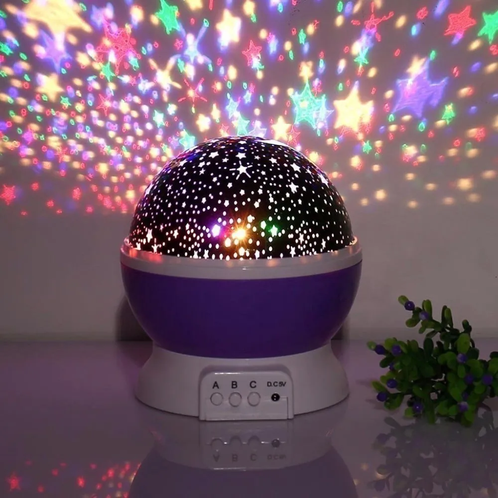 Night Light Star Sky LED Projector Master  Kids Bedroom Moon Space Lamp New 