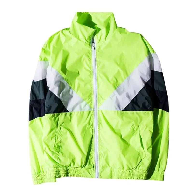 Mens Resort Wear Color Block Mesh 