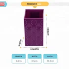 Pencil Pen Holder Pen Holder Plastic Wholesale Office Square Pencil Pen Holder Plastic For School Supplies