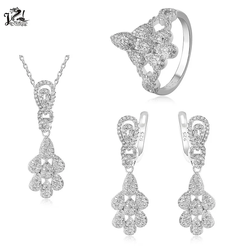 Big Set Silver Jewelry Sets Wholesale 