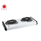 Plate 2021 FACTORY 500W + 1000W Portable Double Solid Electric Hot Plate Cooker Burner With Double Twin Cooking Hob Hotplate Stove