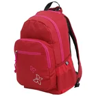 Red School High School Backpack High Quality Printed Big Daily 600D Red Girls School Backpack