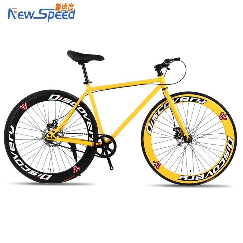 yellow city bike