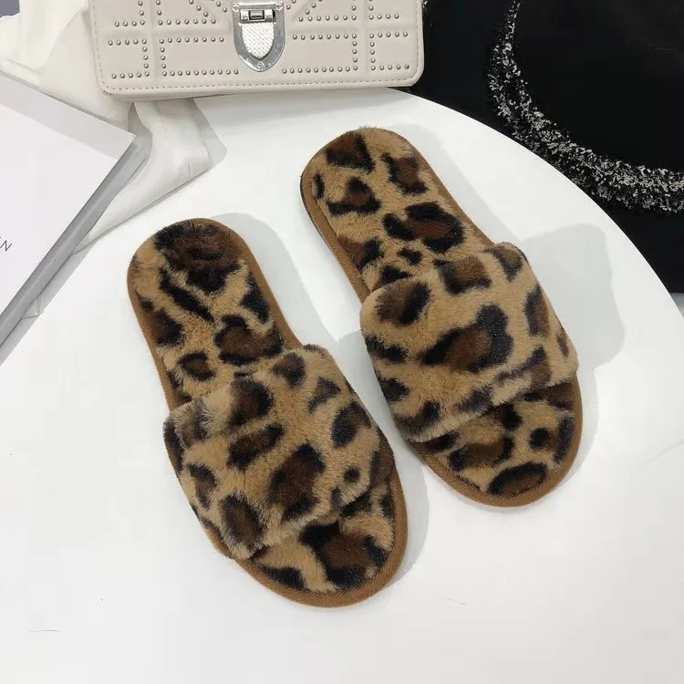 cute leopard print sandals