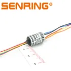Ring 8 UAV Slip Ring OD 7.9mm With 4 6 8 12 Circuits Transmitting Signals Senring