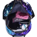 High School High Quality High School Shiny Sequin Backpack Bag Girls