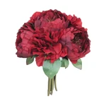 Flower Artificial Flowers Wholesale Various Peony Combination Bouquet Marriage Decoration Flower Arrangement Centerpiece Flower Artificial Peony Bouquet