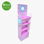 T Shirt T-shirt Retail Cardboard T Shirt Display Stand Portable T-shirt Floor Display Stand For Clothes Promotion