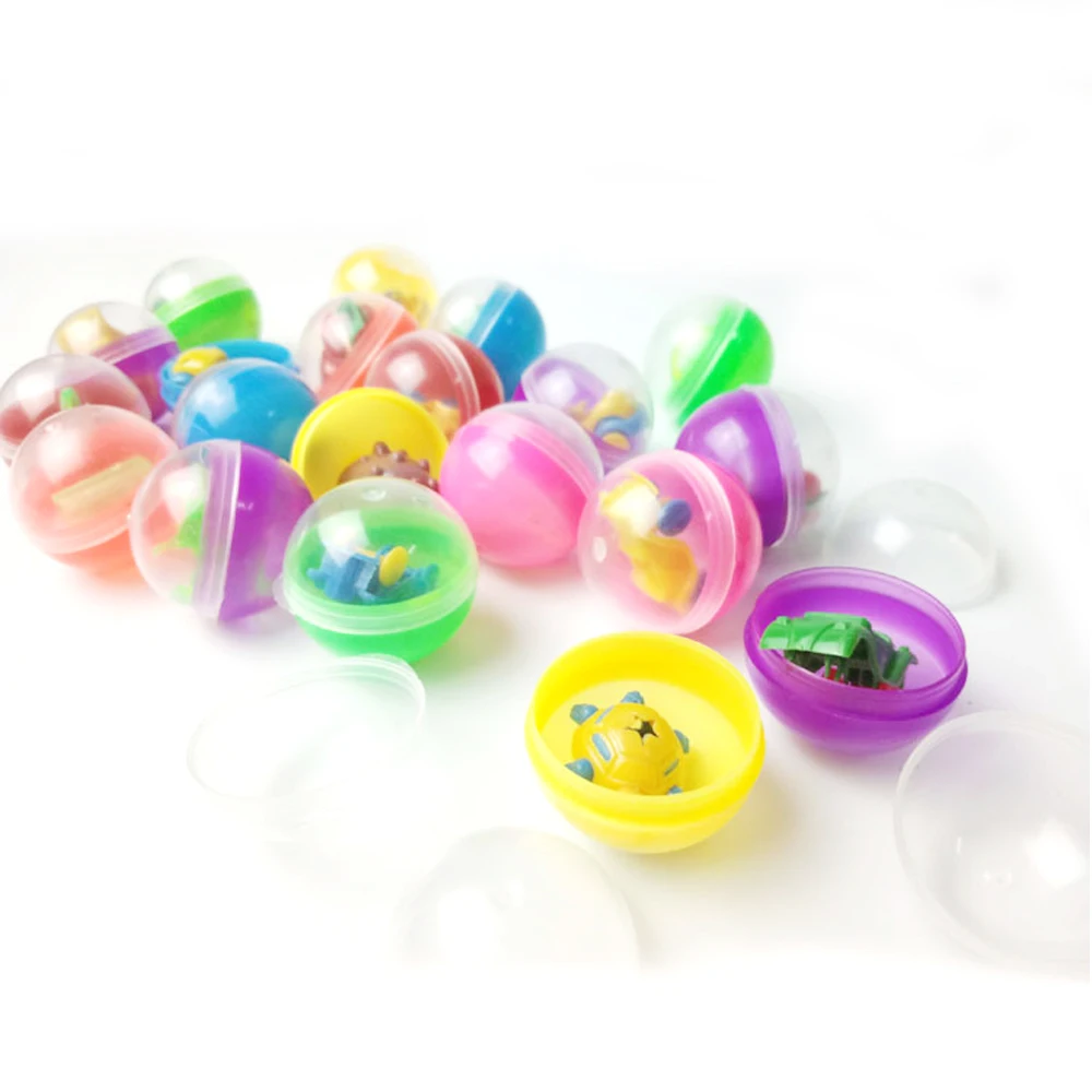 Plastic capsule Mixed with round egg mini coin slot machine special toy ball for twisted egg machine CY009 toyJuguete de la caps