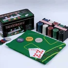 Poker Poker Set 200 Pcs Texas Hold Em Poker Chip Set Complete In Tin Box