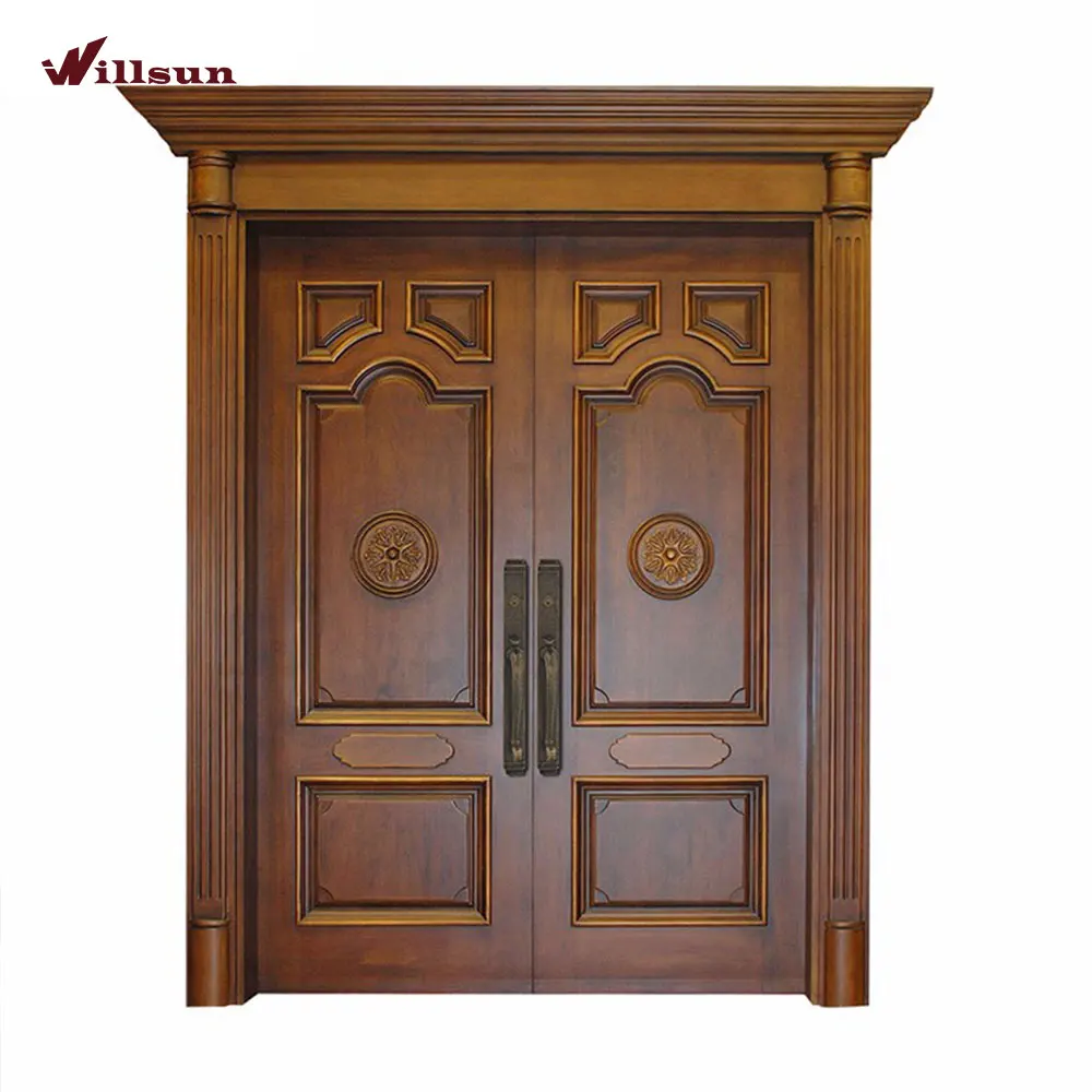 Featured image of post Double Door Wooden Double Door Indian Main Door Designs : Get free shipping on qualified double door wood doors or buy online pick up in store today in the doors &amp; windows department.