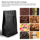 Plastic Pouch Plastic Packaging Bag Custom Different Size Stand Up Plastic Zip-lock Coffee Packaging Pouch Bag