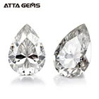 Pear White Loose Moissanites White Brilliant Pear Shape Cut Loose Synthetic Moissanite Stones