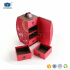 Box 2021 Hot Selling Newly Super Quality Cardboard Made Custom Mooncake Box/luxury Mooncake Box With Leather Handle