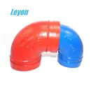 Grooved Hydraulic Fittings Ductile Cast Iron Grooved Pipe Fittings 45 Degree Elbow Dn25-dn600 90 Reducing Elbow