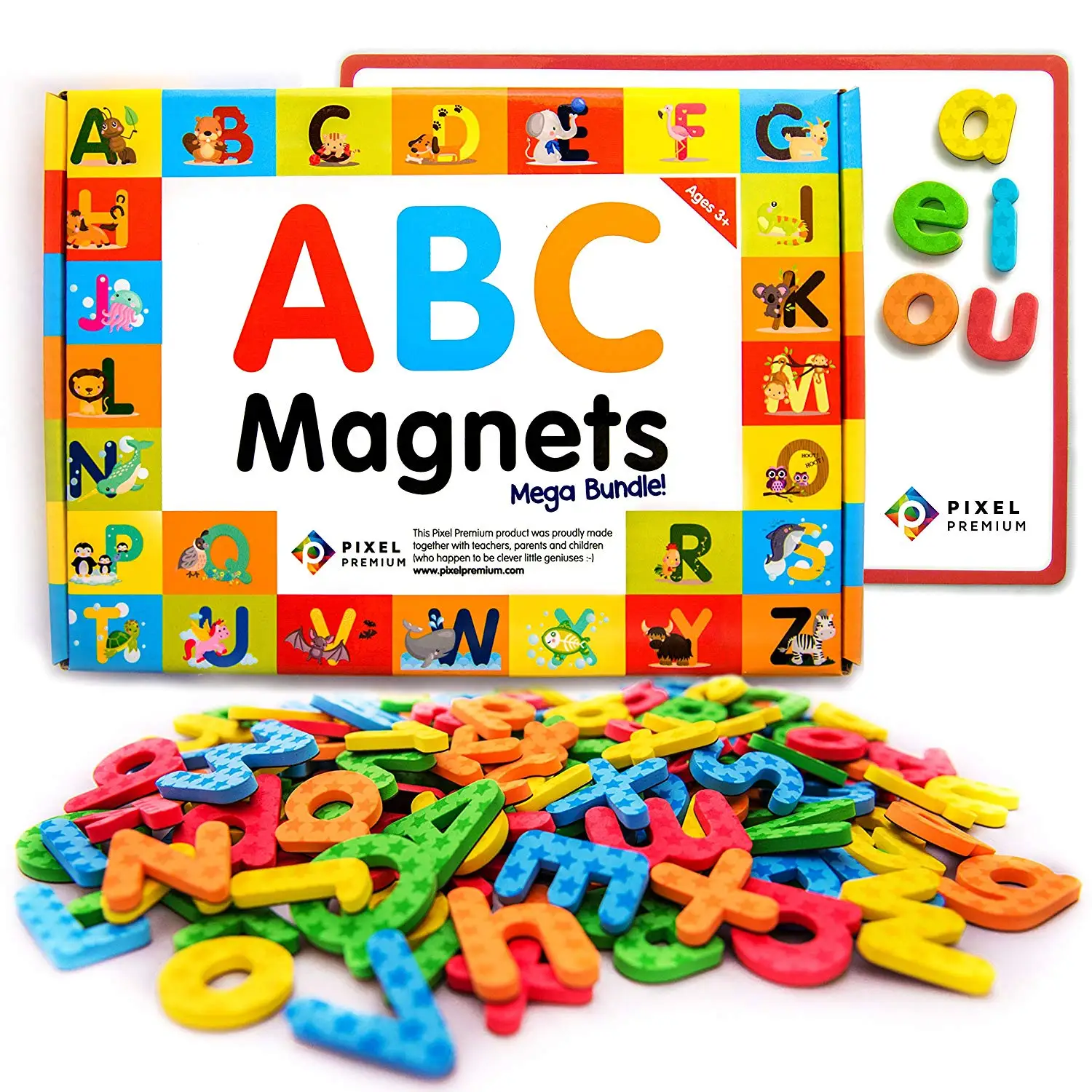 Hot Sale Magnetic Kids Learning Numbers and Letters Toy Fridge Magnetic Alphabet 