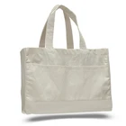 Heavy Cotton Zipper Lightweight Customized Heavy Duty Shopping Cotton Canvas Tote Bag With Inside Zipper Pocket