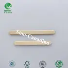 Stick 114mm Birch Wood Ice Cream Stick With Printed Logo