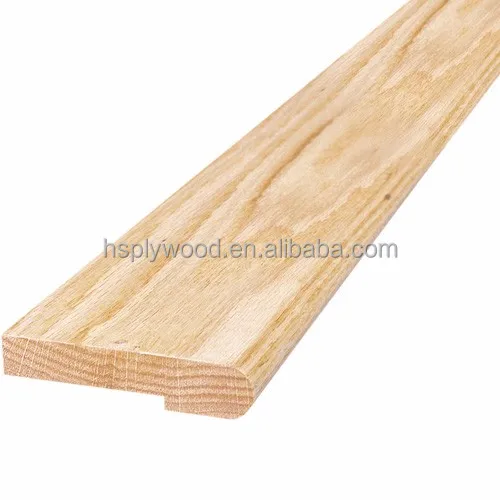 fine natural red Oak Stair Nosing-, 5 /16&quot; x 4 1/4&quot; x 6'