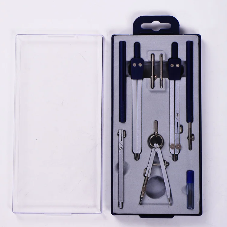 Wholesale 9pcs School Professional Compass and Math Set