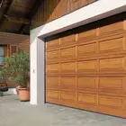 Automatic Door Door Automatic High Quality 40mm Thickness Finger- Protection Sectional Automatic Garage Door
