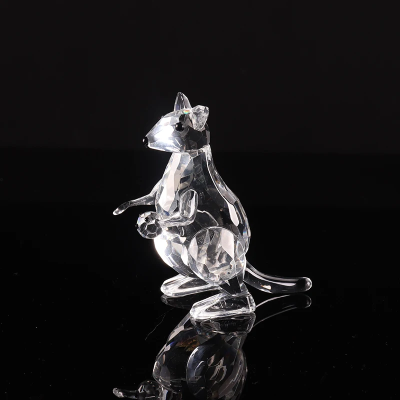 Crystal Glass Kangaroo Animal Figurines Decoration Glass Animal Models As  Gifts - Buy Promotion Gift,Kangaroo Animal Figurines,Dragonfly Figurines  Product on 