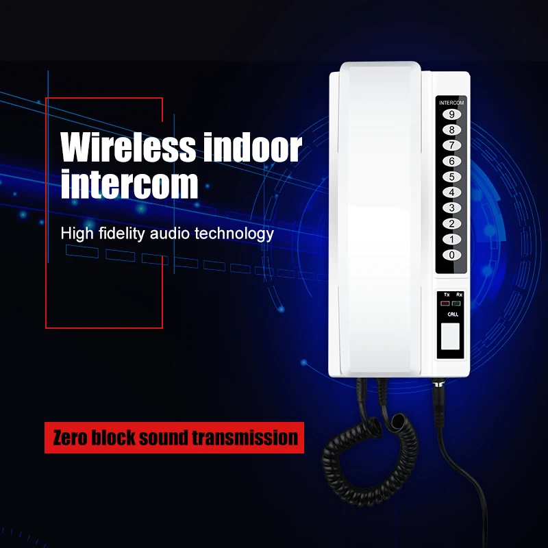 Bcom smart building interphone control system 10 user wireless intercom