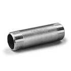 Stainless Steel Forged Threaded Nipple CL3000 RC/NPT Doule Nipple ASME B16.11