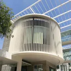 Louver Panels 6063 T5 Aluminum Extrusion Blade Louver Panels For Sun Shade