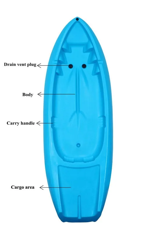 TOLEE KAYAK Rotomolded Kid Kayak with Paddle
