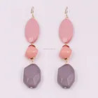 Resin Earings Colorful Beads Line Earring Fashion Resin Earring For Girl And Women Accessories