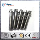 Titanium Fasteners M8*48 Flange Hex Head Titanium Bolts Factory Price Titanium Fasteners
