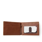 Clip Clip Wallet Minimalist Brown RFID Blocking PU Money Clip Leather Male Gents Designer Mens Wallet