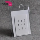 Cotton String Get Hang Tags Manufacture Paper Swing Tag PVC Hang Tag For Garment With Cotton String