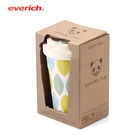 Coffee Innovative Reusable Eco Friendly Durable Bamboo Fiber Coffee Cup With Silicone Rubber