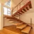 high quality wooden customized design modern timber stair tread guangzhou