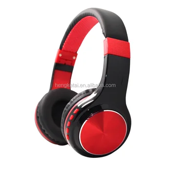 Metallic bluetooth head phone wireless with inside mic,stereo portable silent party headphones headsets with deep bass