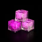 Color Wedding 2.5cm White Color LED Ice Light/ Water Proof Light Up LED Ice Light For Bar Or Party