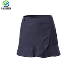 Cotton Skirts Skort Skirt OEM 100% Cotton Soft Pleated Womens Sport Tennis Golf Skirts Skort \ With Safe Shorts