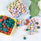 Round Bead Beads Bpa Free Round 9mm Baby Soft Bead Loose Silicone Beads For Wholesale
