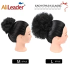 Hair Bun AliLeader High Temperture Fiber Hair Bun Afro Curly Chignon For Women Synthetic Large Chignon