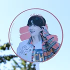 Plastic Fan Plasticcustomized Designs Plastic Fan Customized Fashion New Plastic PVC Clear Transparent Hand Fan