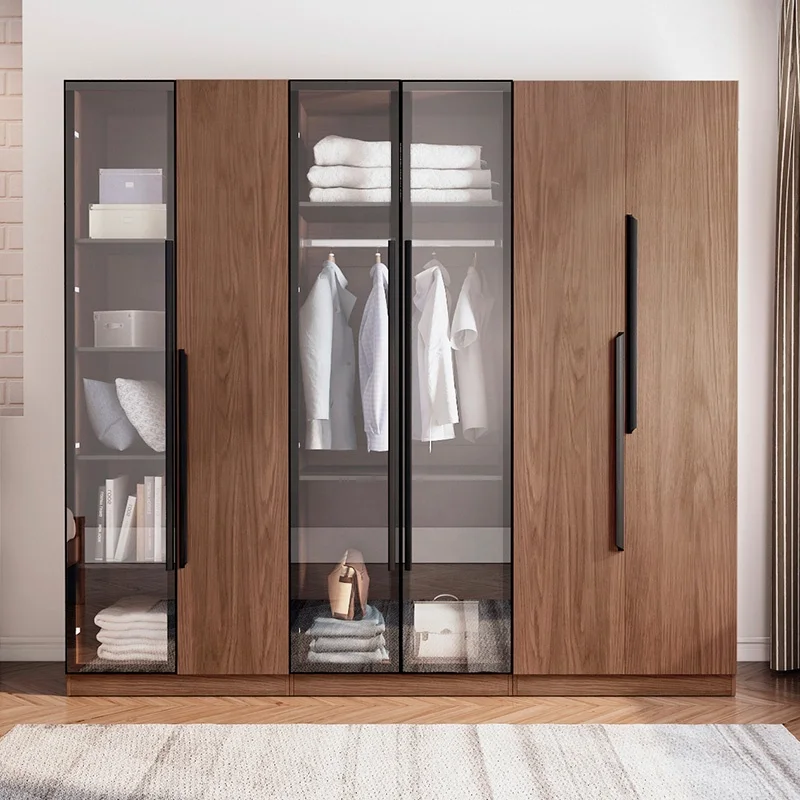 Hot Sale Clothes Cabinet Combination Glass Door Wooden Bedroom Furniture  Modern Wardrobe - Buy Modern Wardrobe,Furniture Wardrobe,Wardrobes Bedroom  Product on Alibaba.com