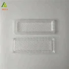 Rectangular shape clear transparent plastic biscuit tray