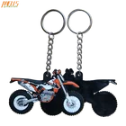 Key Motorcycle Keychain Car Custom Soft Flexible Brand Logo 3D PVC Key Chain Fashion Motorcycle Keychain Car Great Gift