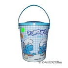 Tin Box Biscuit Tin Round Tin Box For Biscuit Cookie Packing With Handle Festival Tin Box For Cookie Packing