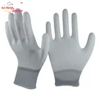 Navy Blue Gloves First Industrial Gloves Srsafety DMF Free CE Approved Navy Blue PU Warehouse General Working Gloves