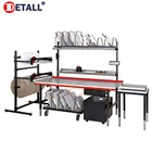 Packing Table Detall Customized Size Packing Table With Roll Dispenser And Cutter